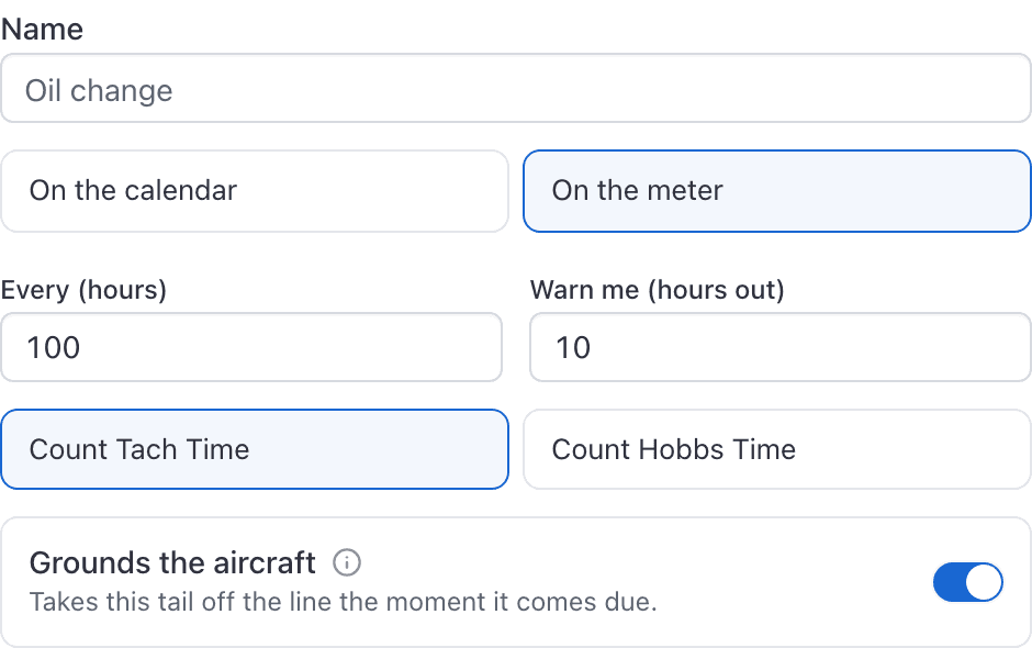 Add inspections, Recurring