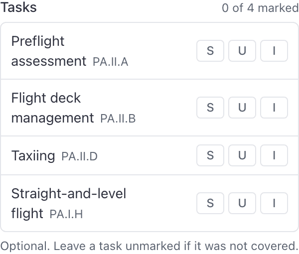Per-task ACS grades in the close-out grader